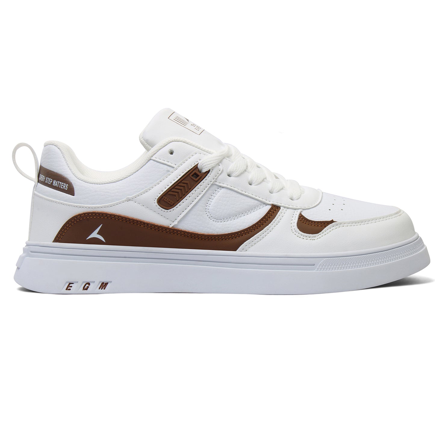 Men's Sneakers White Brown