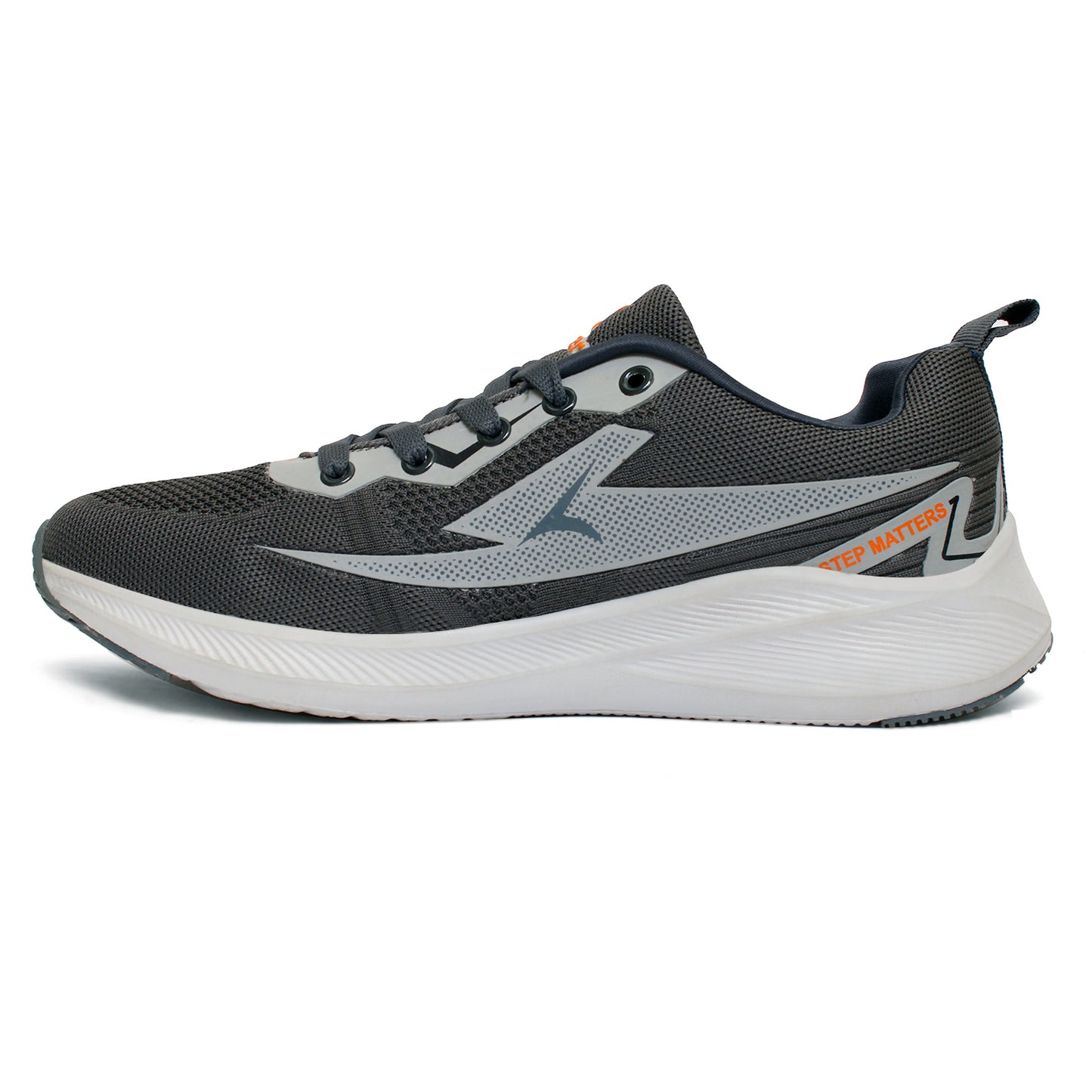 Running Shoes Grey Orange