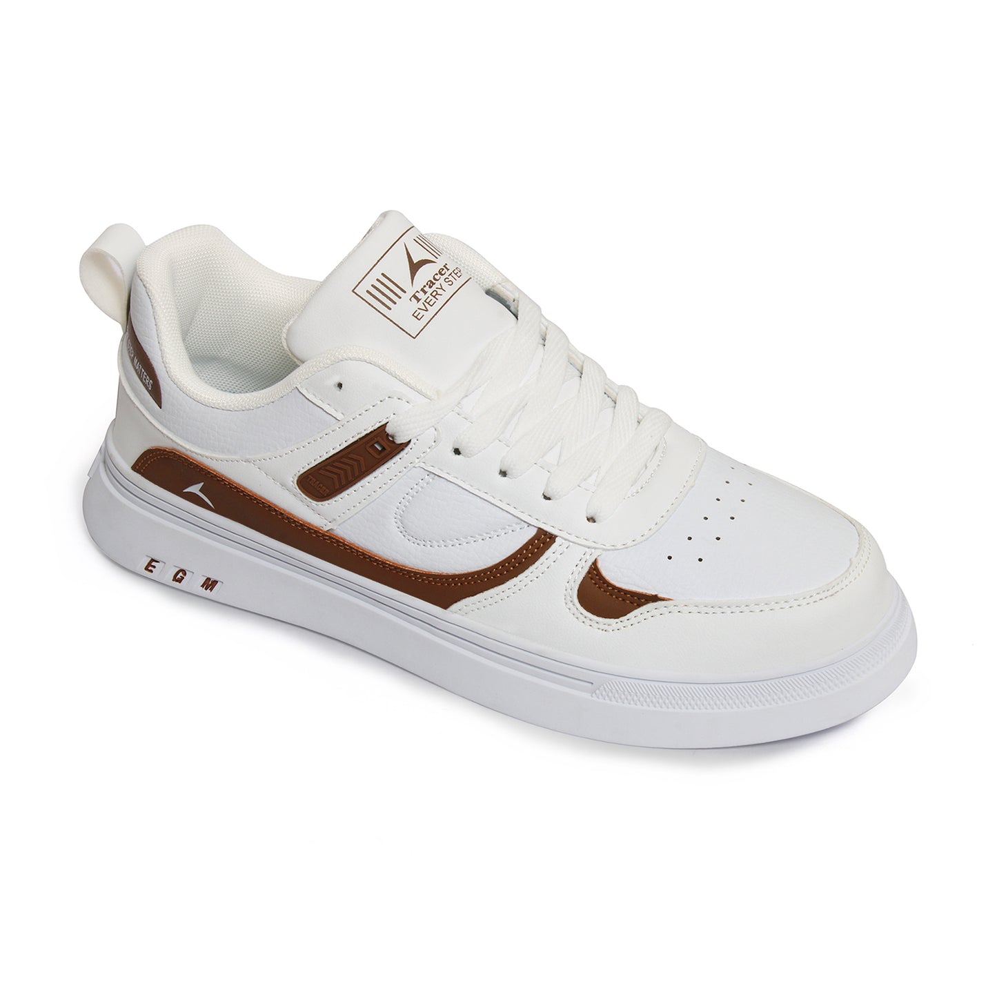 Men's Sneakers White Brown