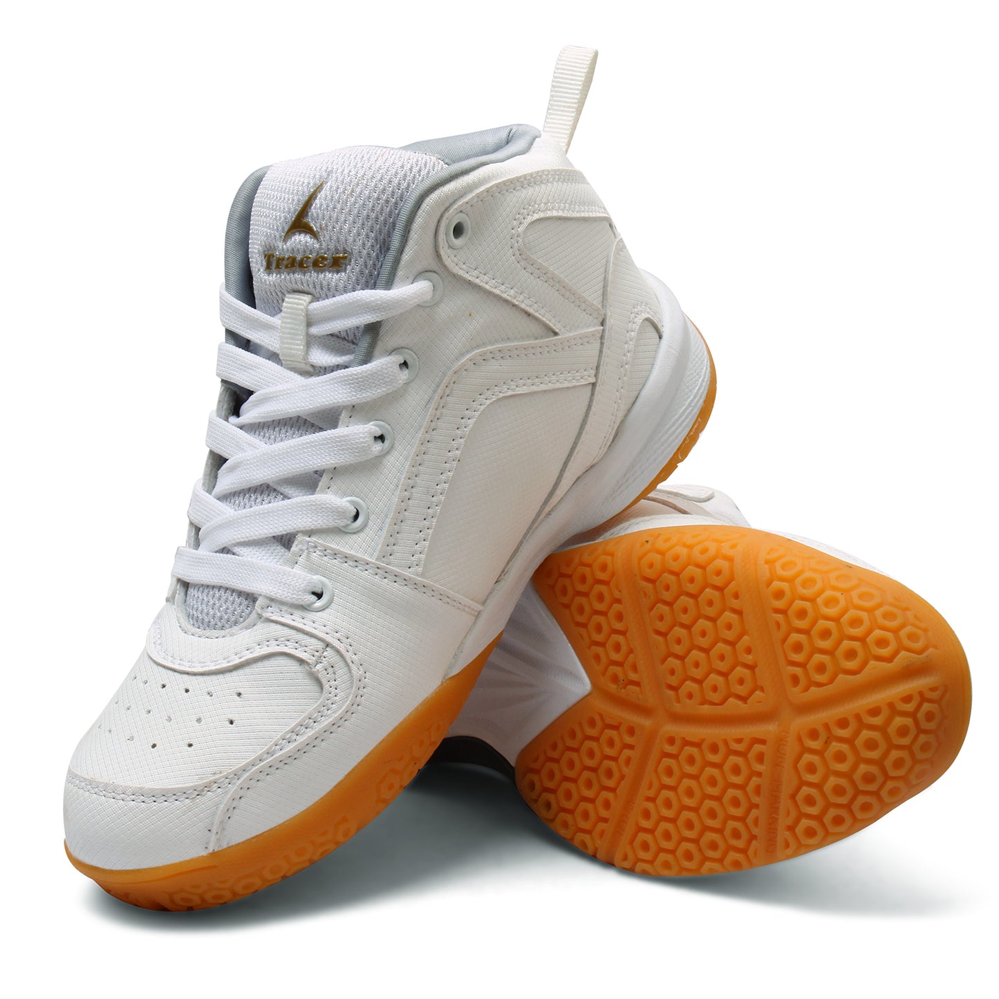 Tracer Jumpstart 1705 Basketball Sports Shoe for Kid's White