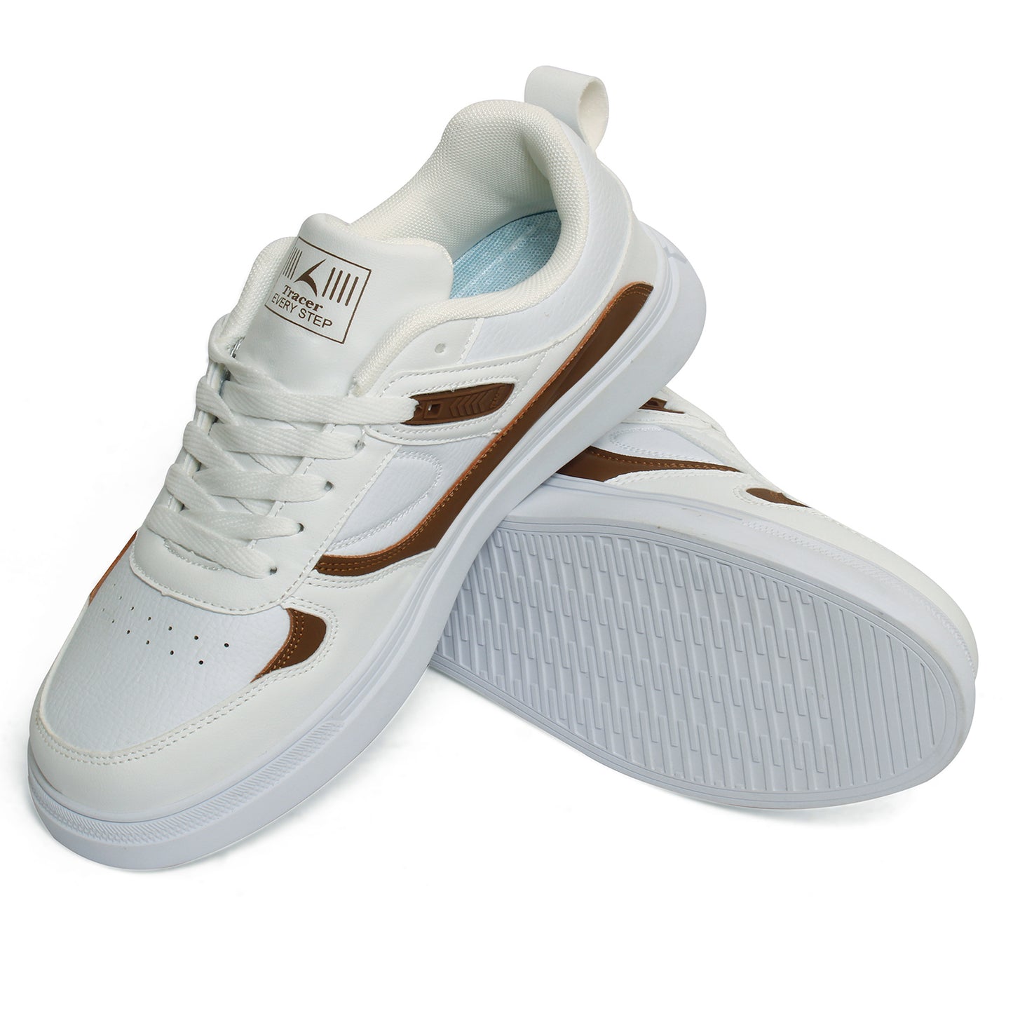 Men's Sneakers White Brown
