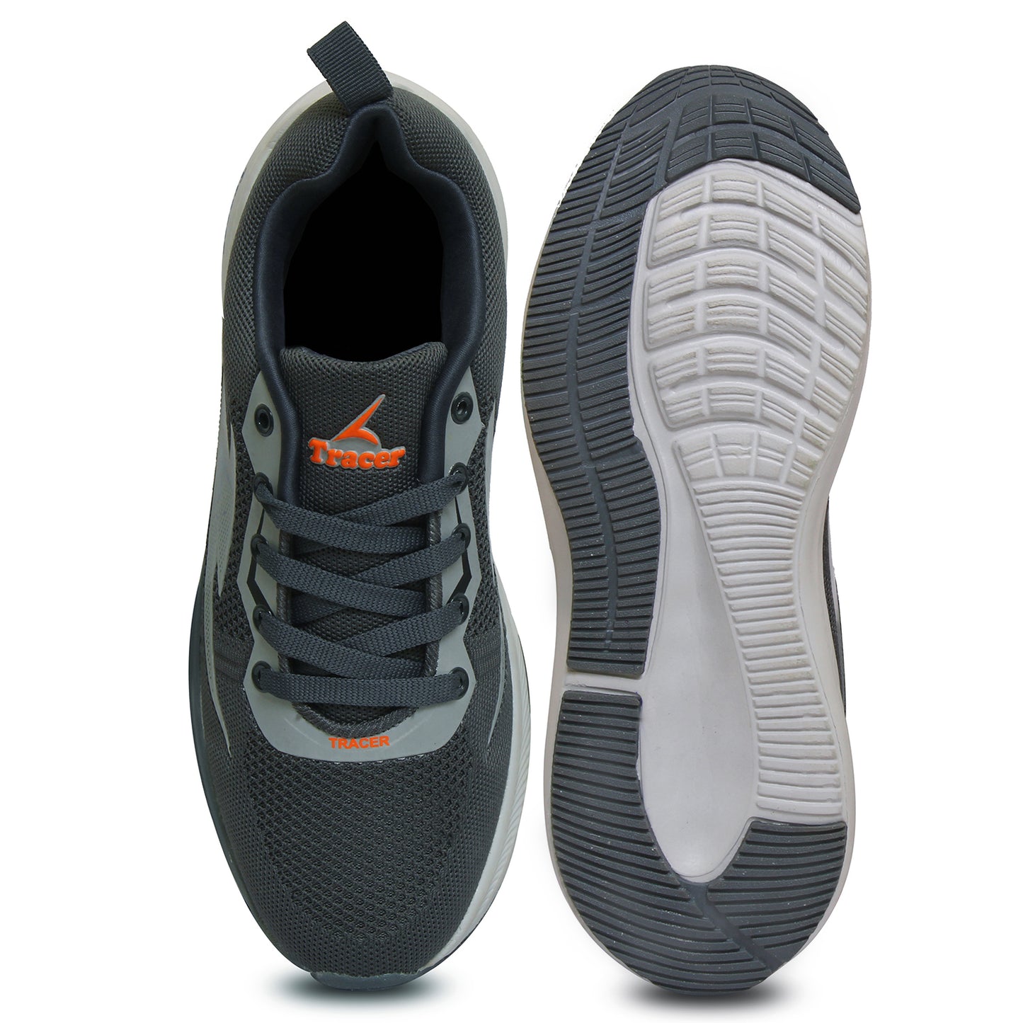 Running Shoes Grey Orange