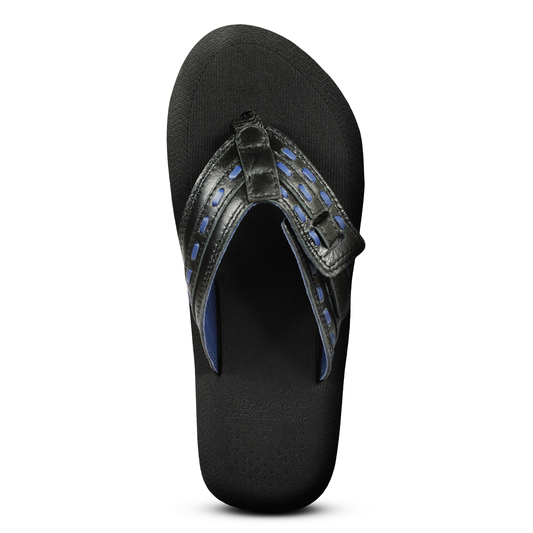 Tracer Slippers | Black Blue | Men's Collection