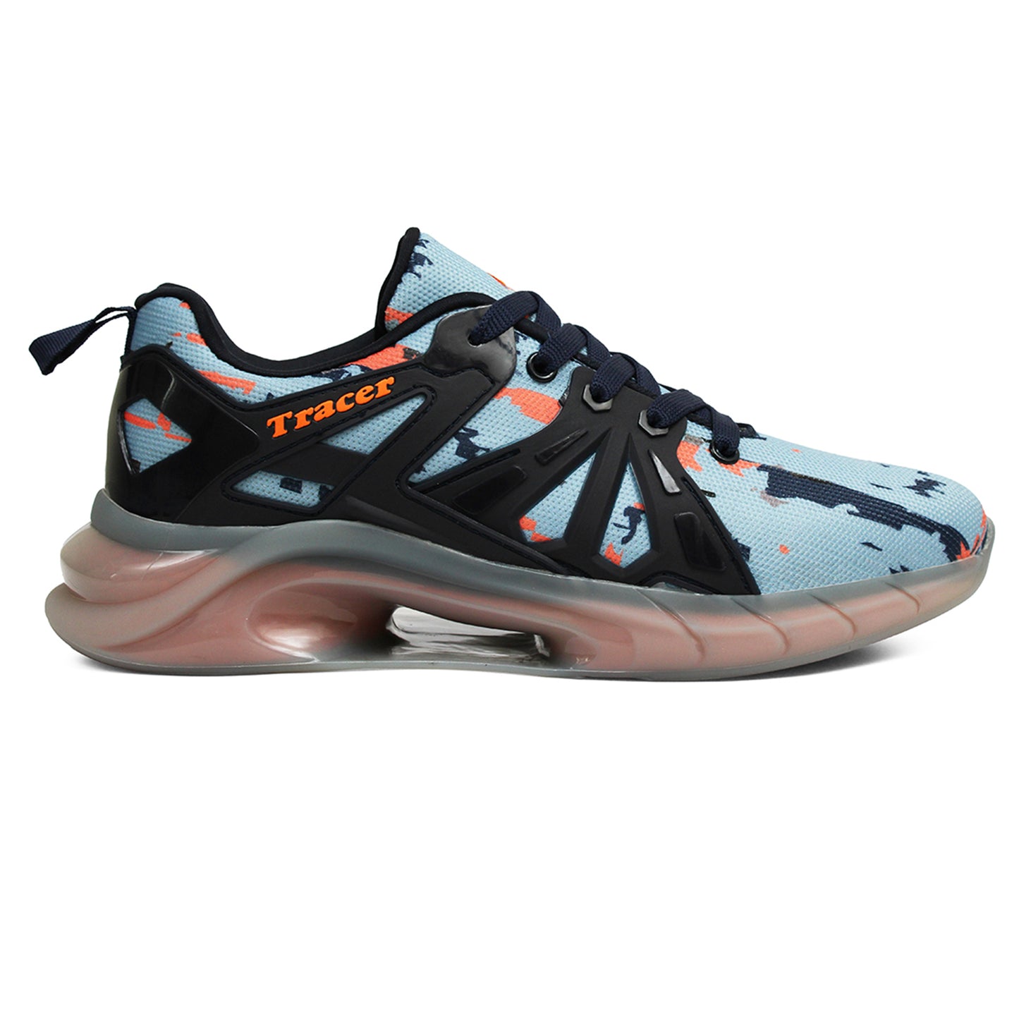 Men's Sneakers Grey Orange