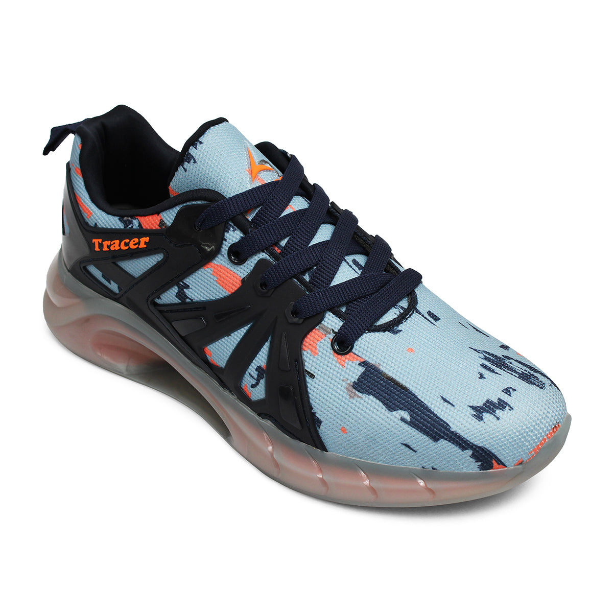 Men's Sneakers Grey Orange