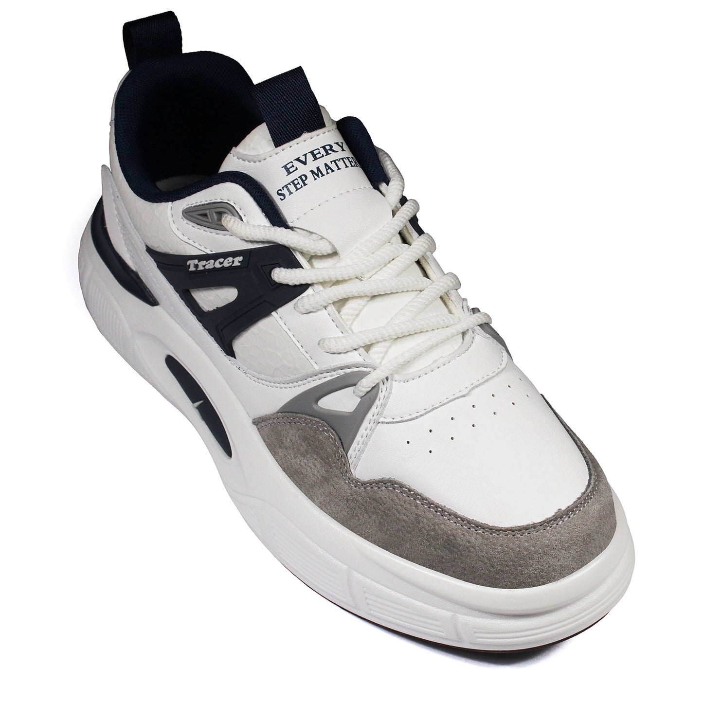 Tracer Shoes | White Navy | Men's Collection