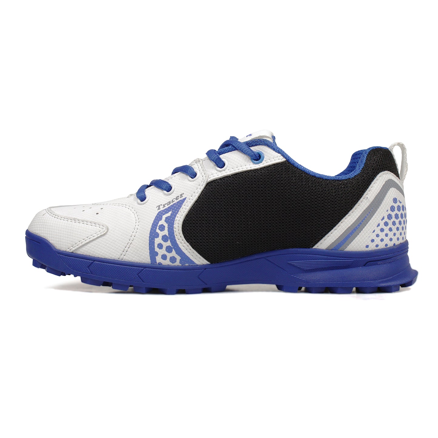Tracer Cricket Shoe White R Blue