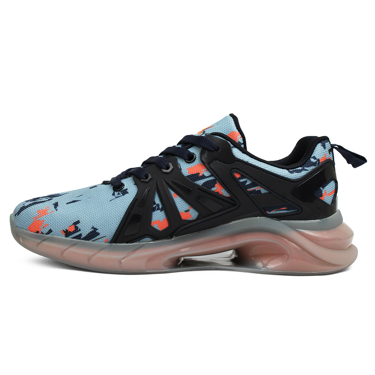 Men's Sneakers Grey Orange