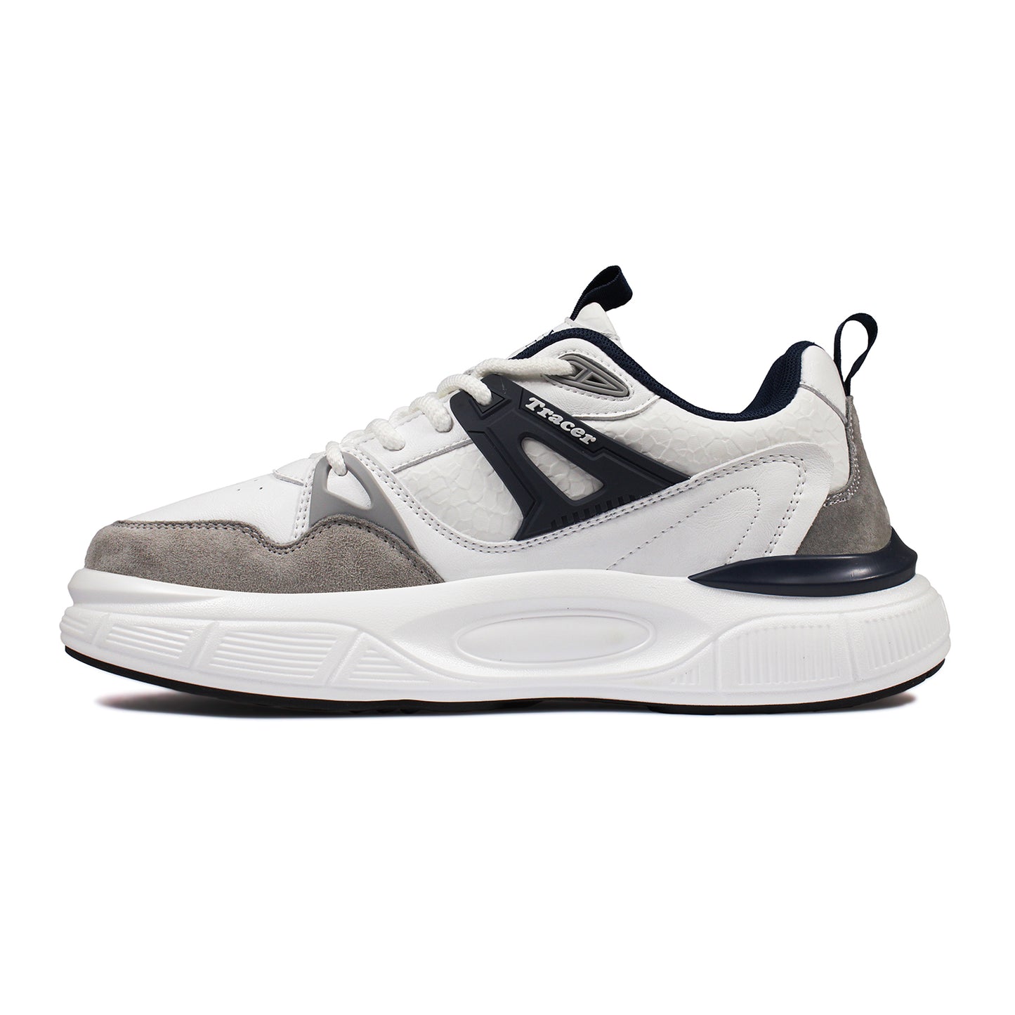 Tracer Shoes | White Navy | Men's Collection