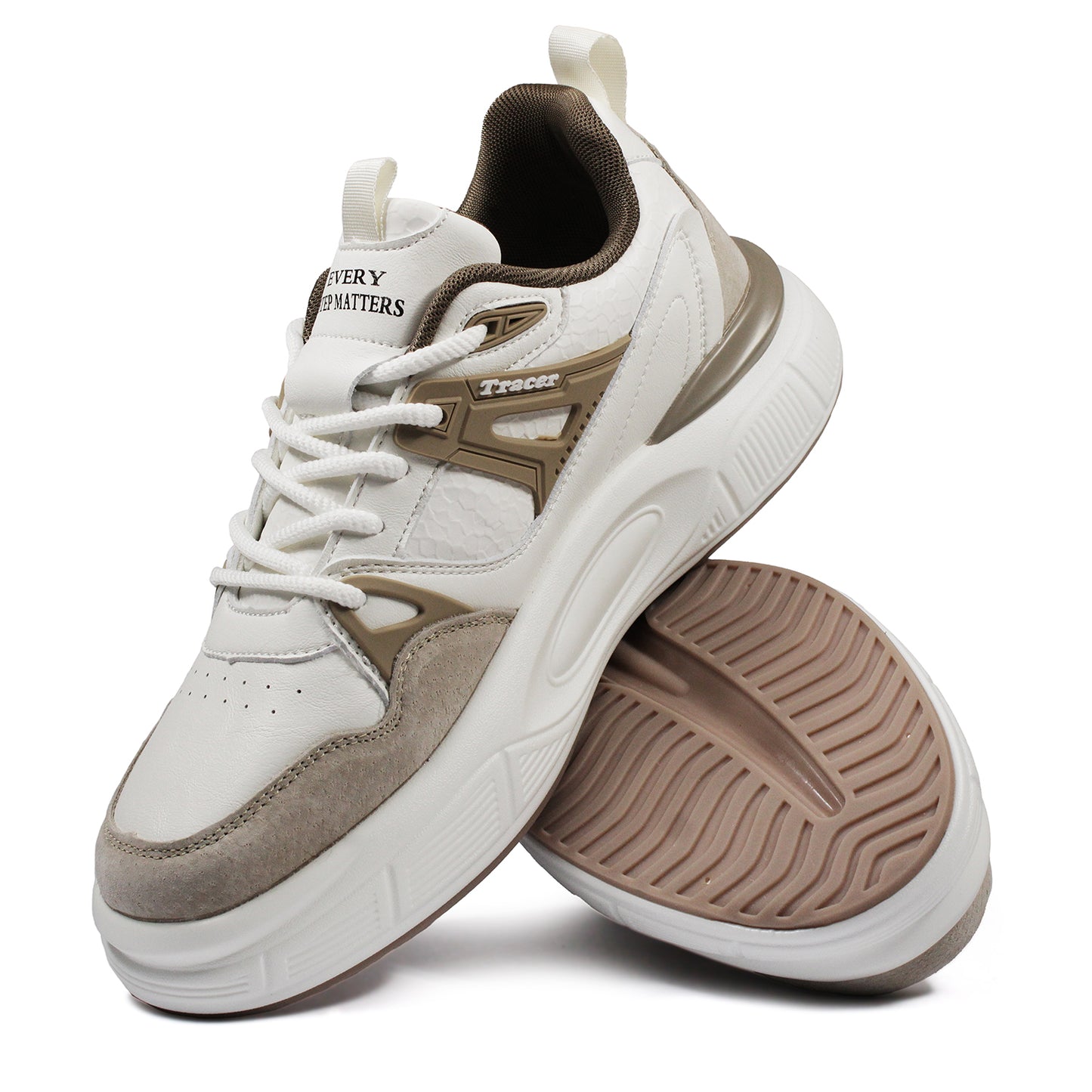 Tracer Shoes | White Beige | Men's Collection