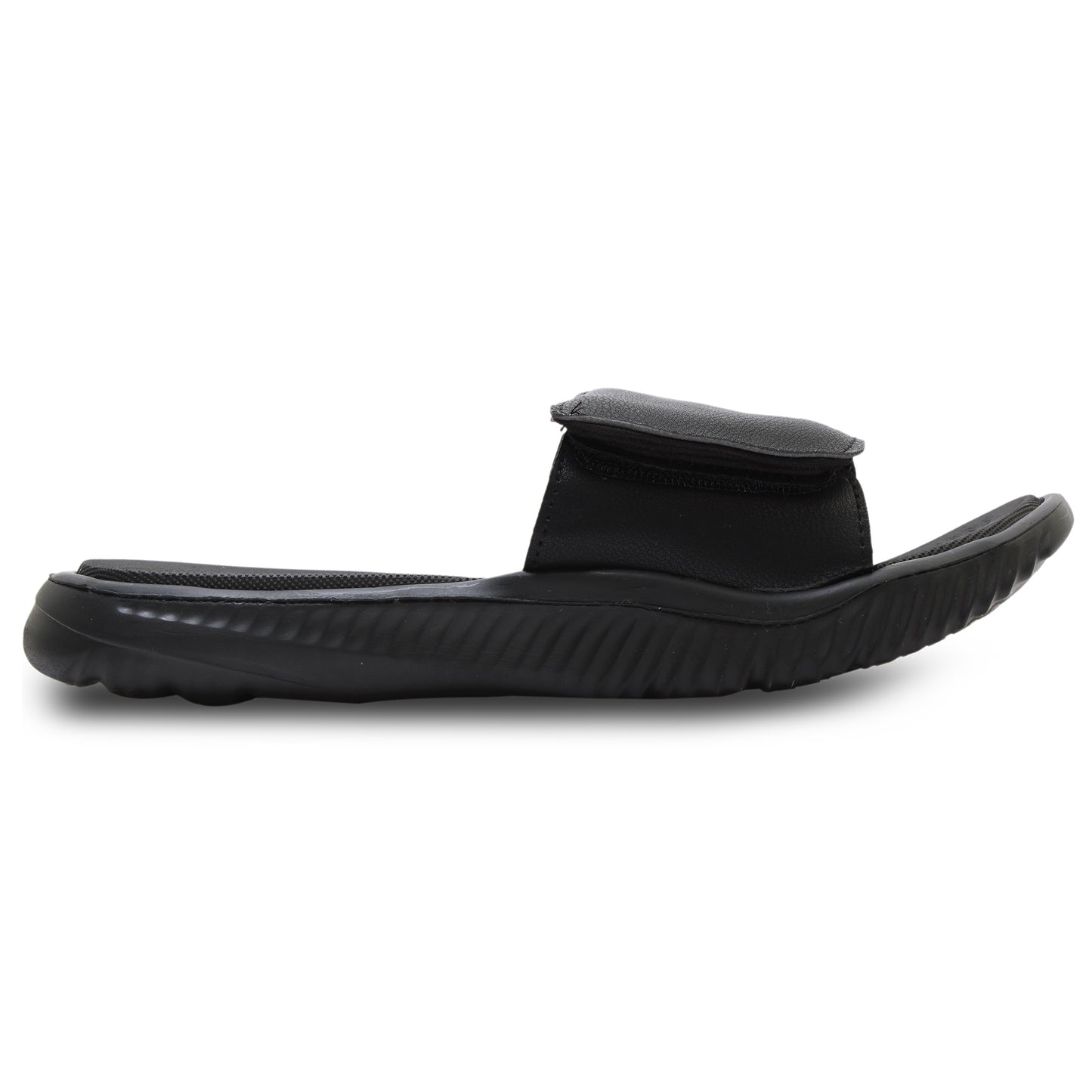 Flat Slippers For Men's Black