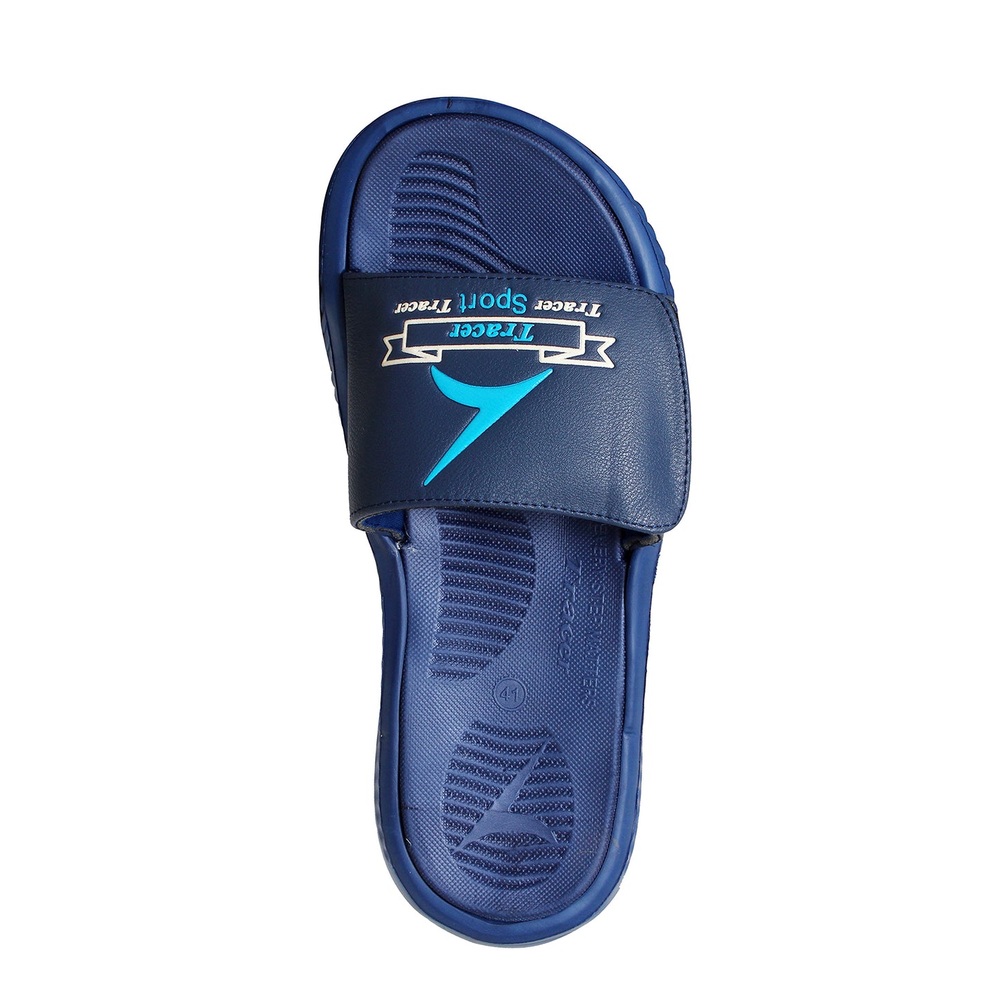 Flat Slippers For Men's Blue