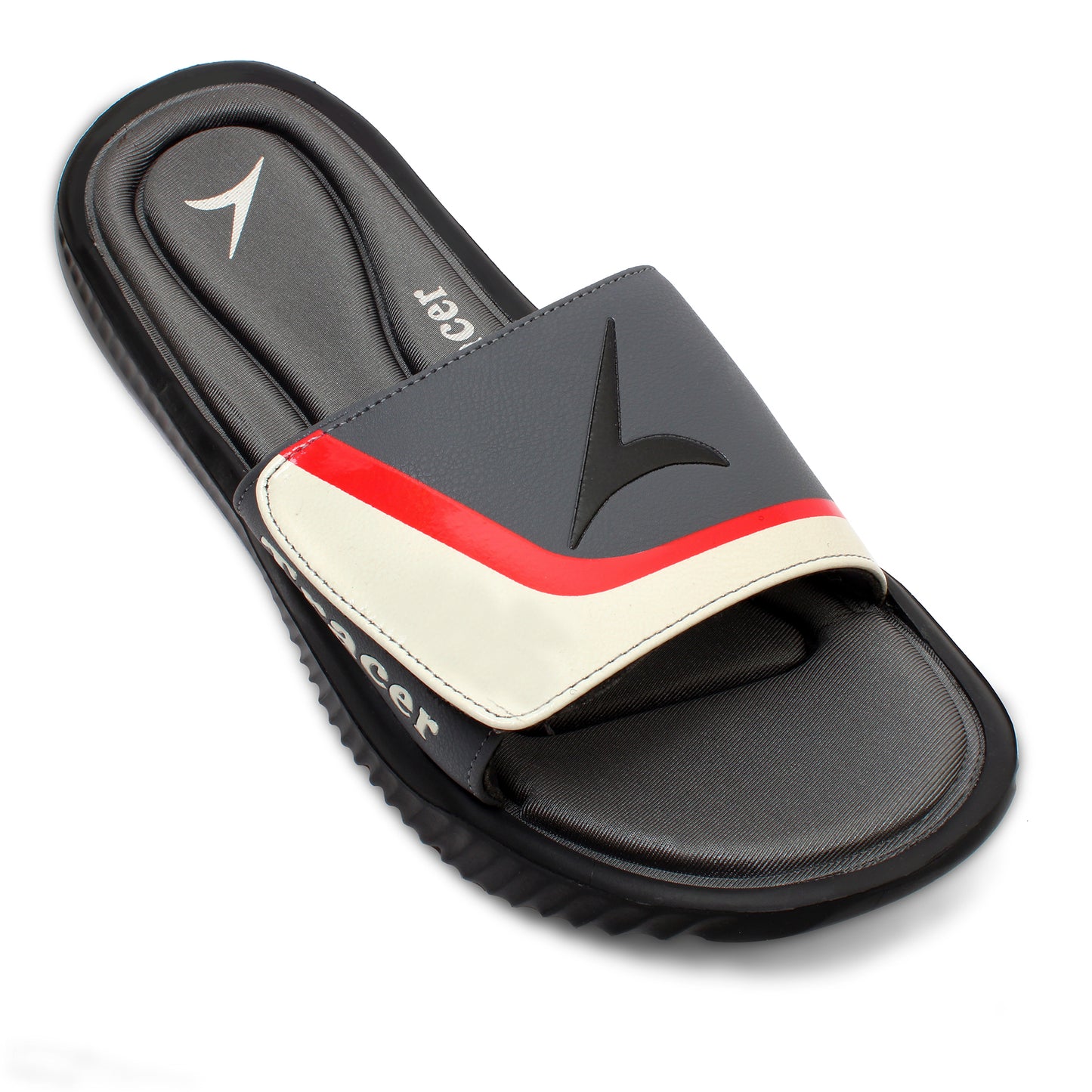 Flat Slippers For Men's Grey