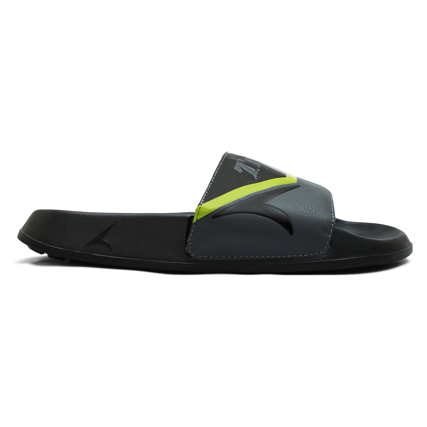 Flat Slippers For Men's Black Green