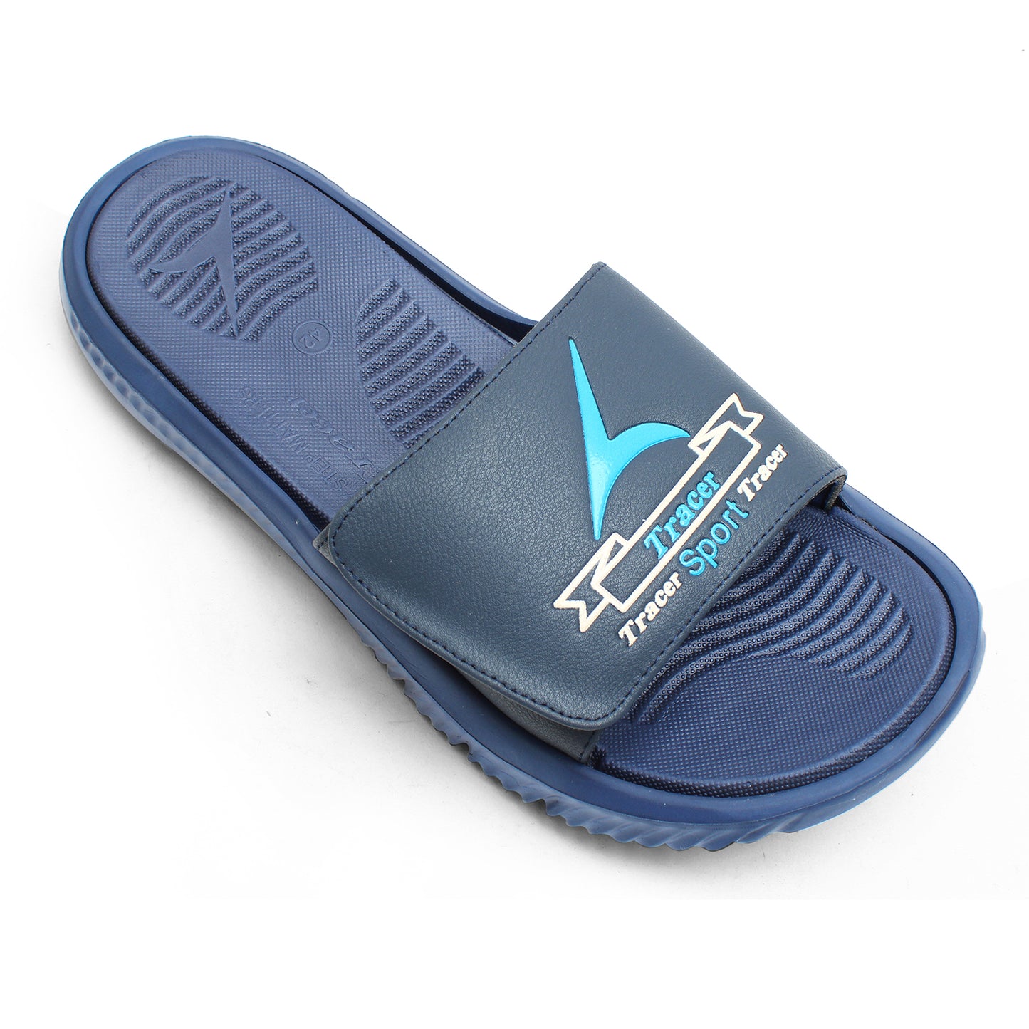 Flat Slippers For Men's Blue