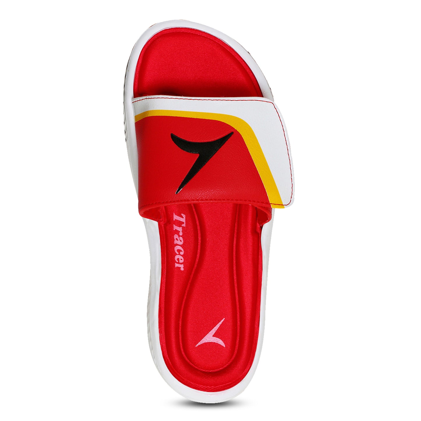 Flat Slippers For Men's Red
