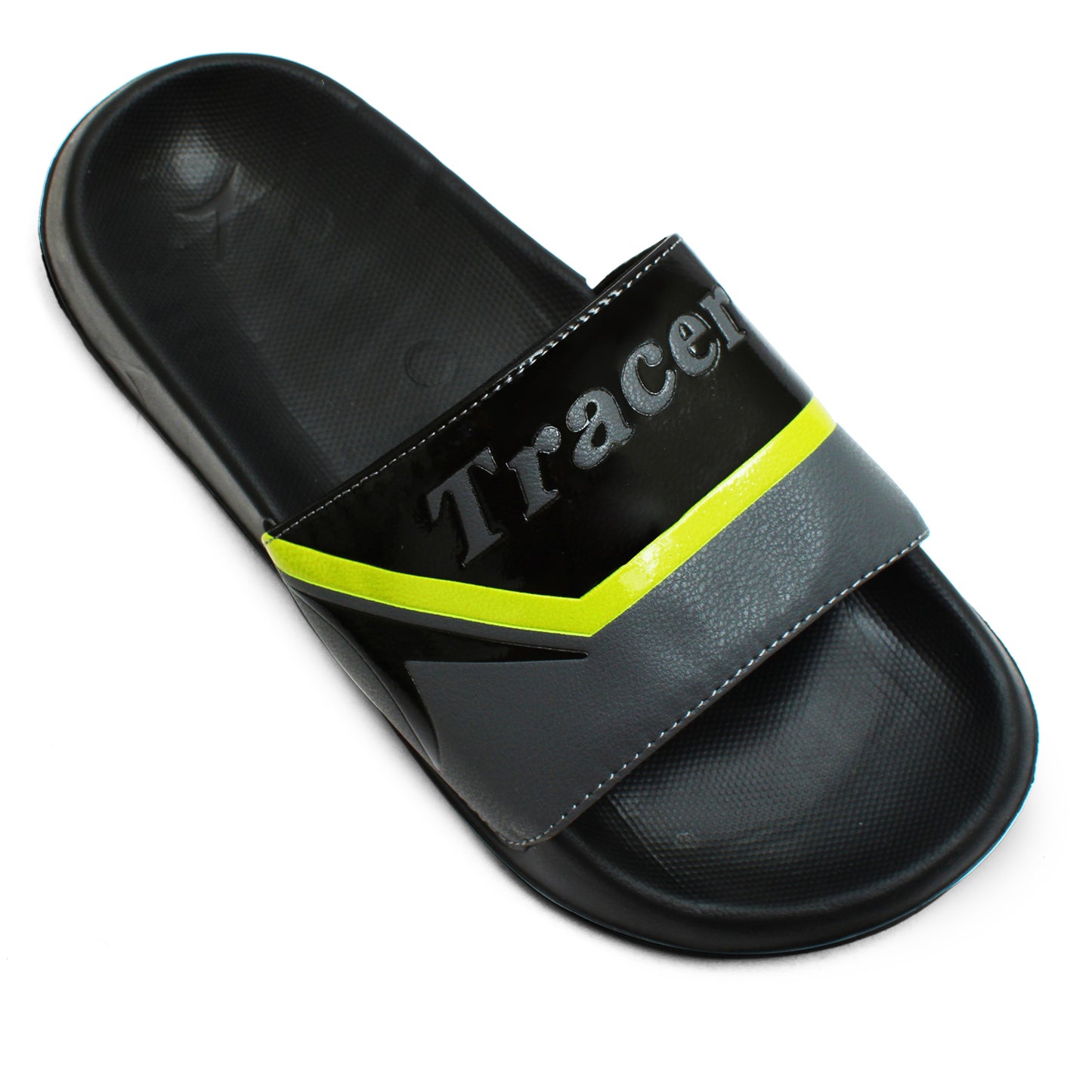 Flat Slippers For Men's Black Green