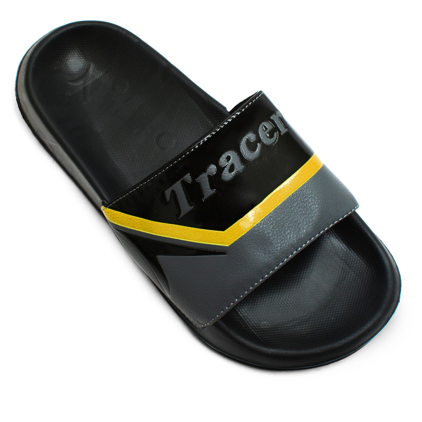 Flat Slippers For Men's Black Gold