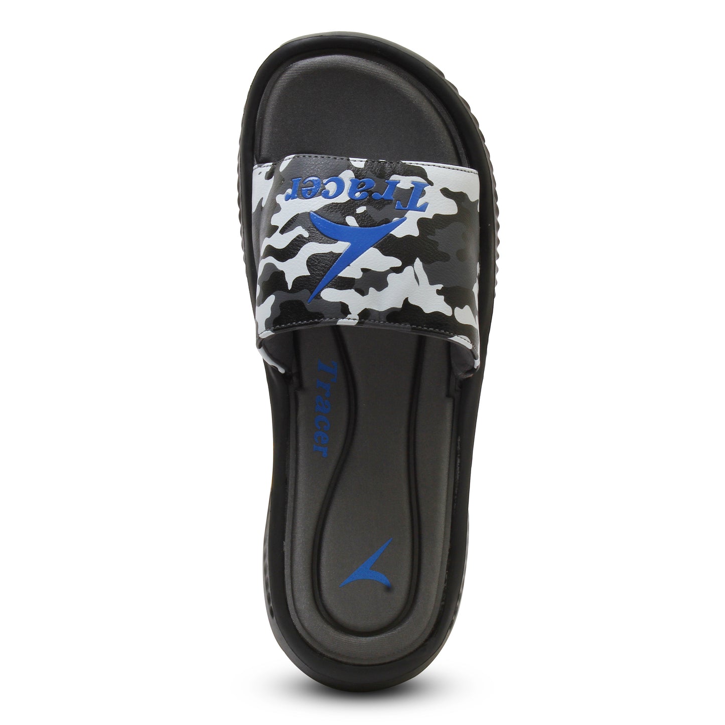 Flat Slippers For Men's R.Blue