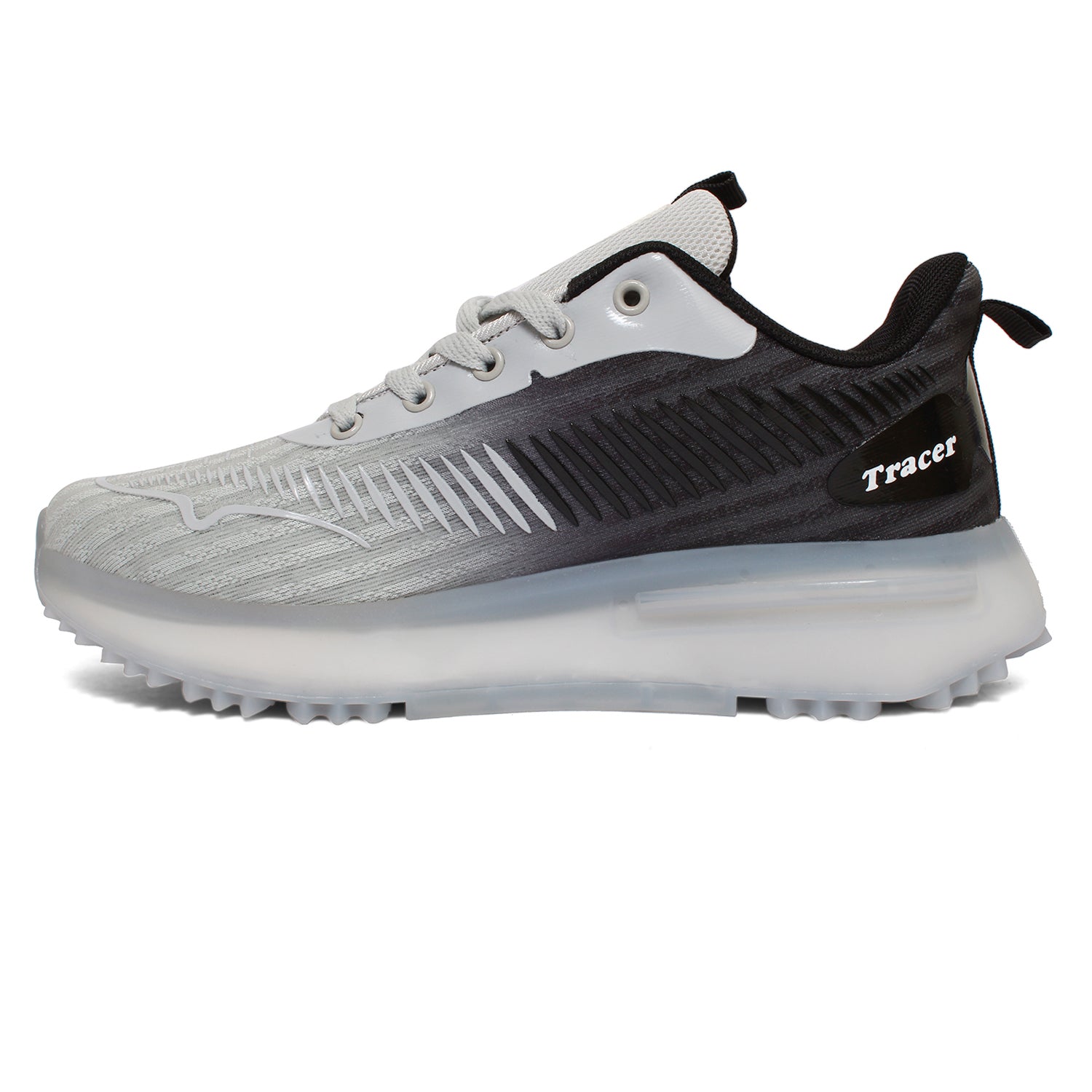  Men's Sneakers L Grey Black