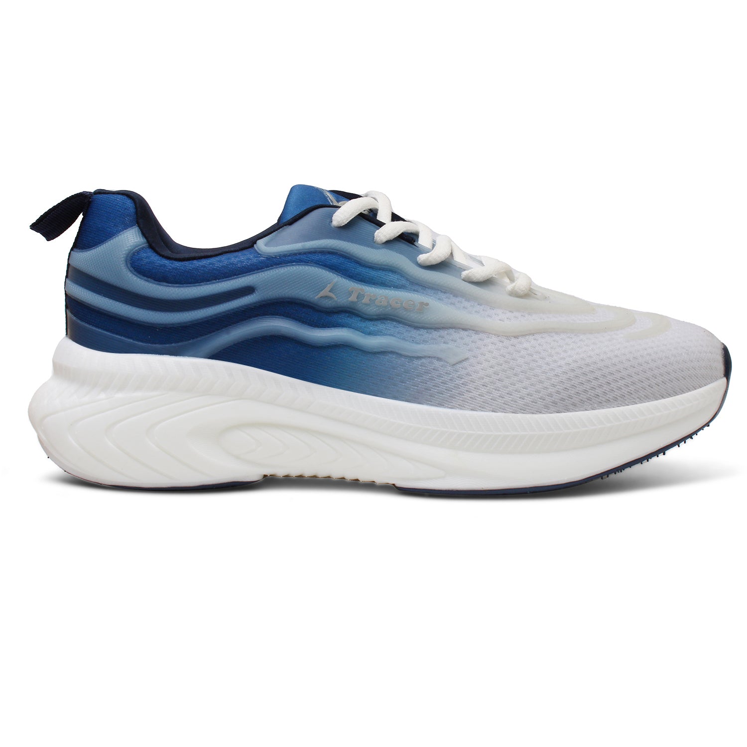 Tracer White Navy Sneakers