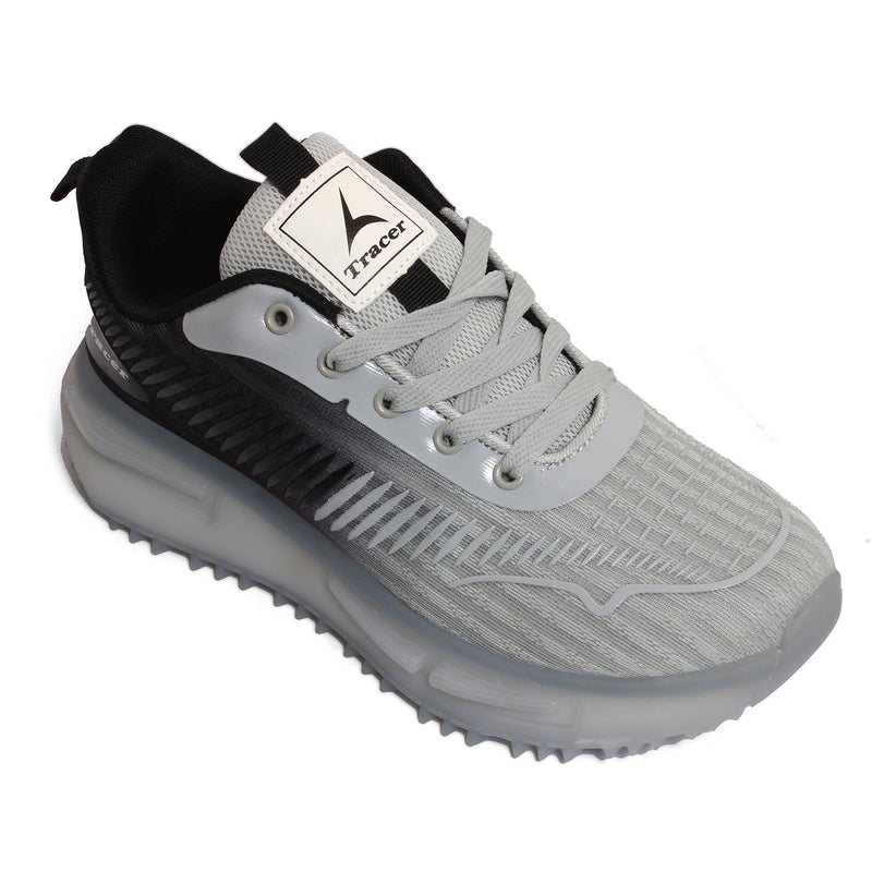  Men's Sneakers L Grey Black