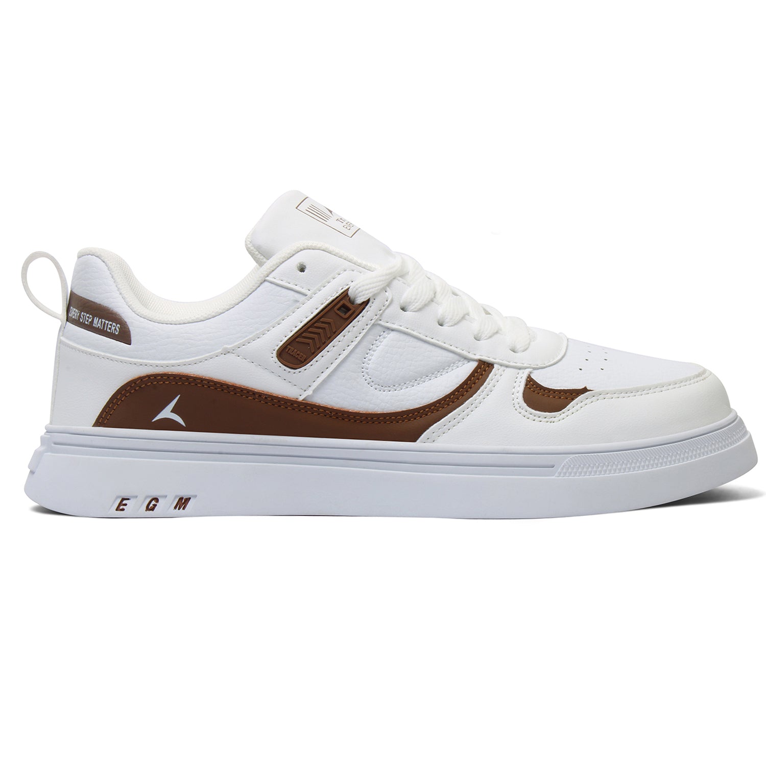 Men's Sneakers White Brown