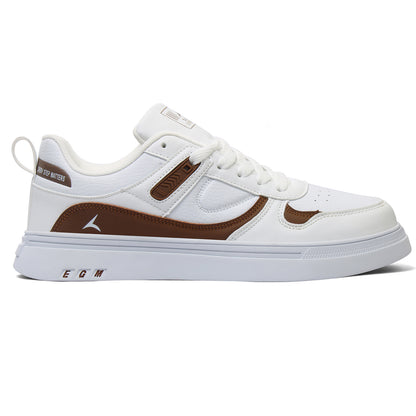 Men's Sneakers White Brown