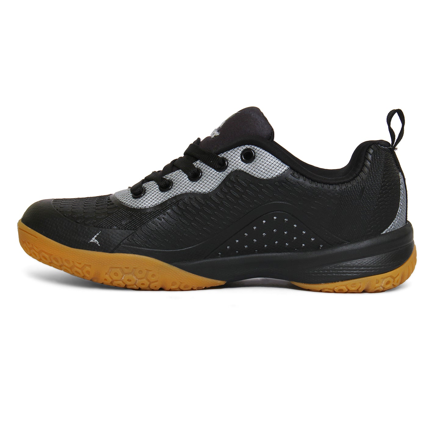 Tracer Tennis Badminton Sports Shoe For Kid's Black