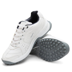 Cricket Shoes White Grey