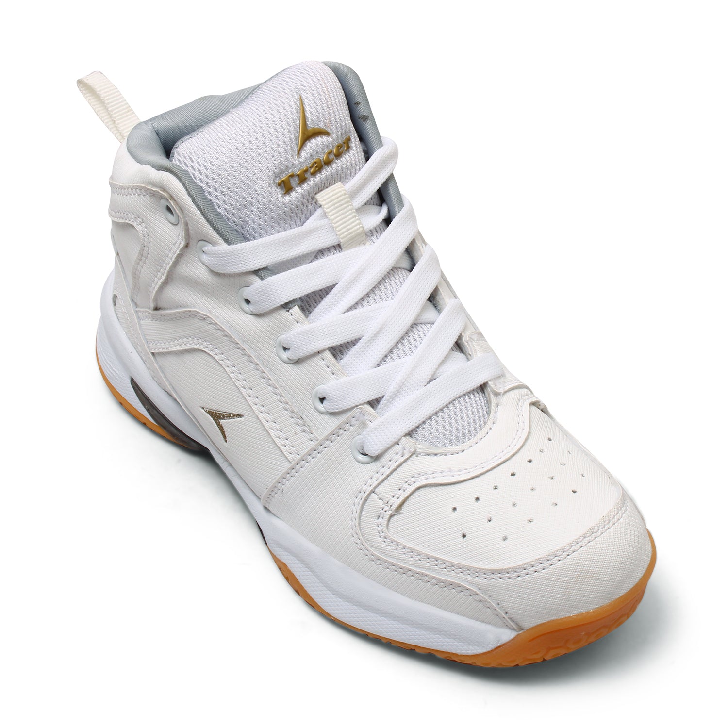 Tracer Jumpstart 1705 Basketball Sports Shoe for Kid's White