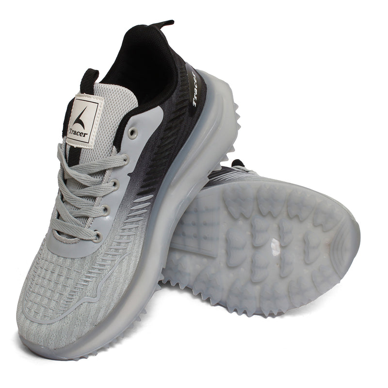  Men's Sneakers L Grey Black