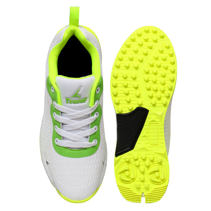 Tracer India Champ 184 Cricket Shoe for Kid's White
