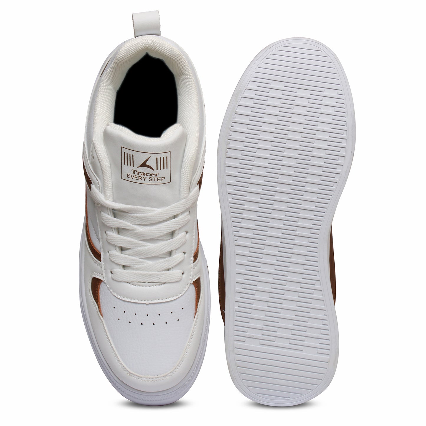 Men's Sneakers White Brown