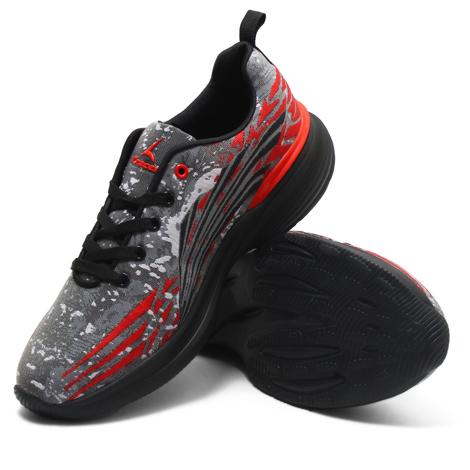 Tracer India | Black Red | Casual Shoes