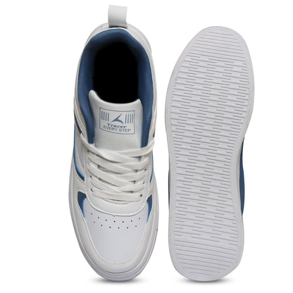 Men's Sneakers White Blue