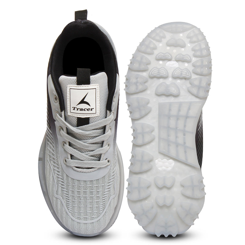  Men's Sneakers L Grey Black