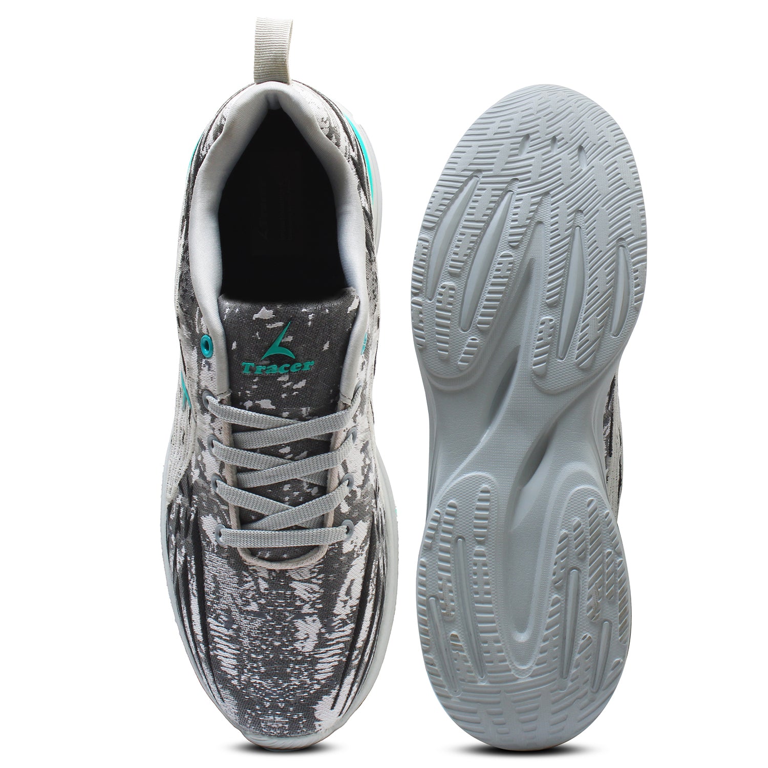 Tracer India | D Grey Turquoise | Casual Shoes