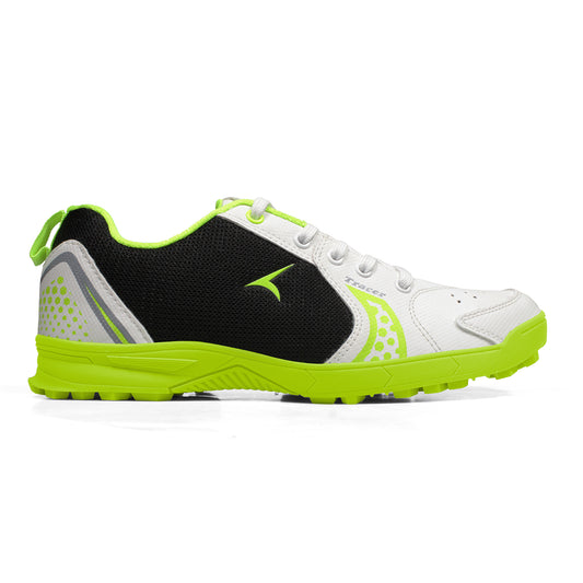 Tracer Cricket Shoe White Neon