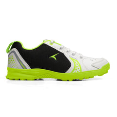 Tracer Cricket Shoe White Neon