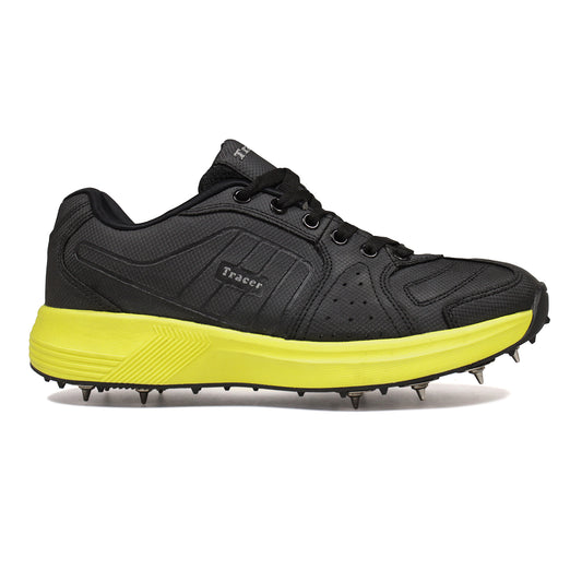 Cricket Shoes Black Yellow