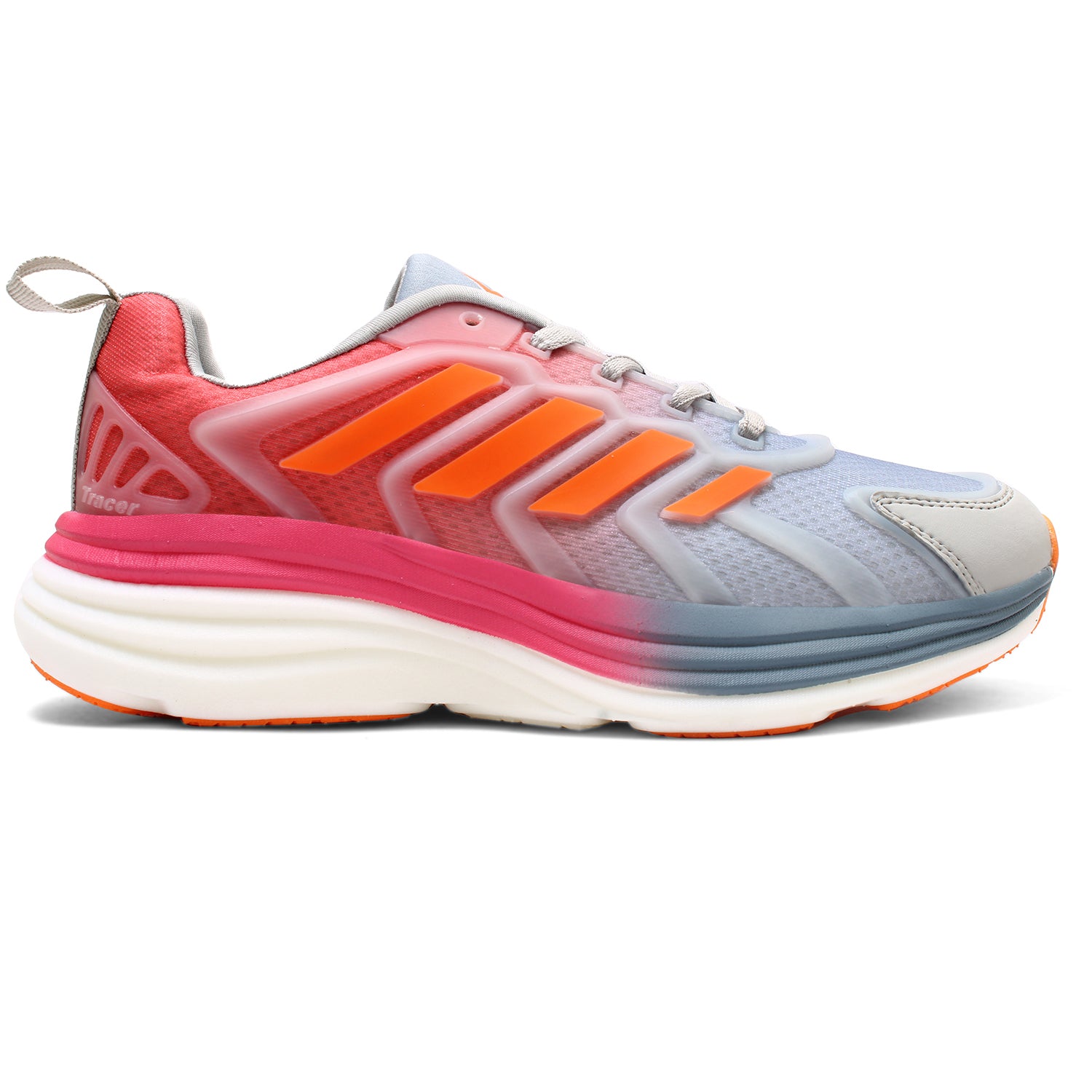 Orange and pink sneakers outlet