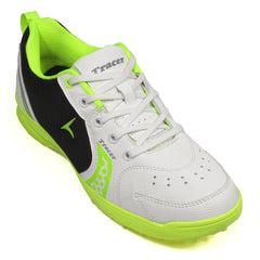 Tracer Cricket Shoe White Neon