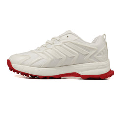 Tracer Shoes | White Red | Cricket Shoes