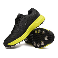 Cricket Shoes Black Yellow