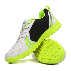 Tracer Cricket Shoe White Neon