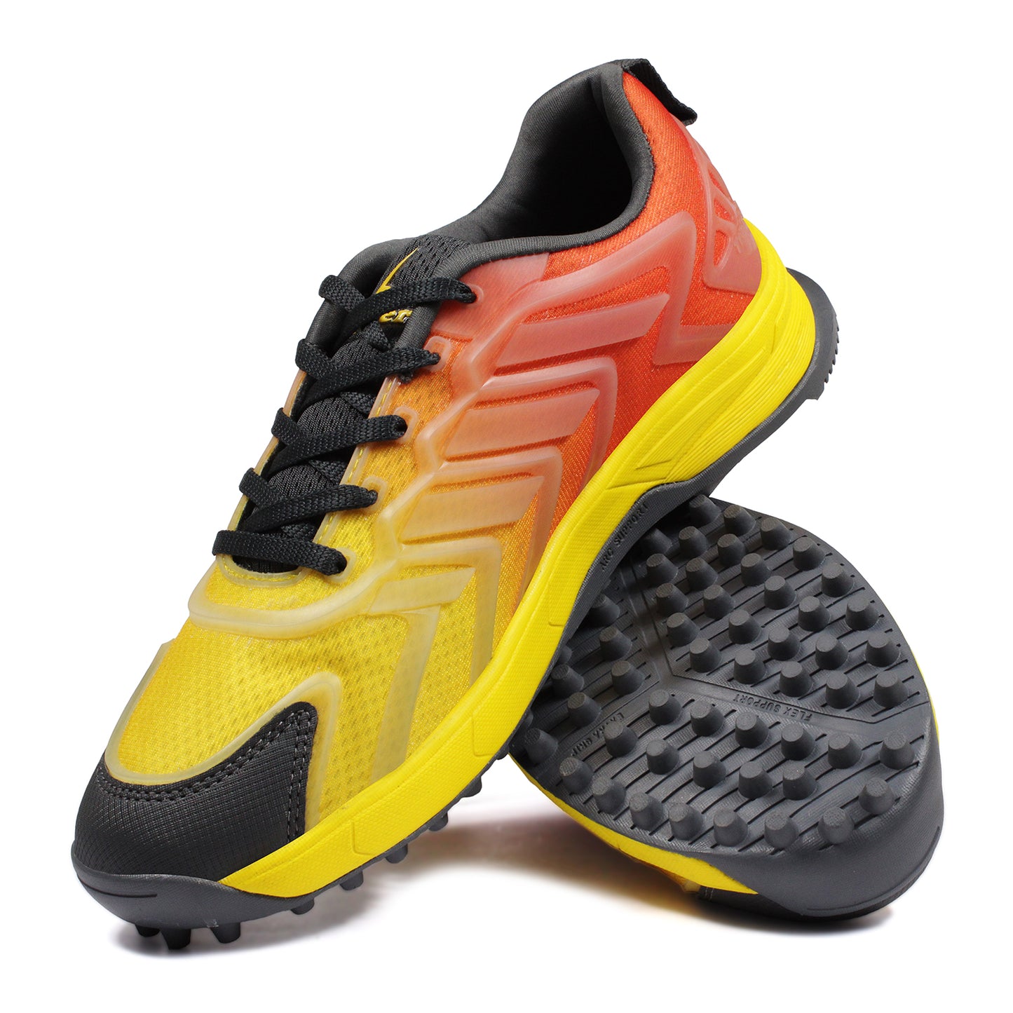 Tracer Shoes | Yellow Grey | Cricket Shoes