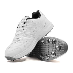 Cricket Shoes White Grey