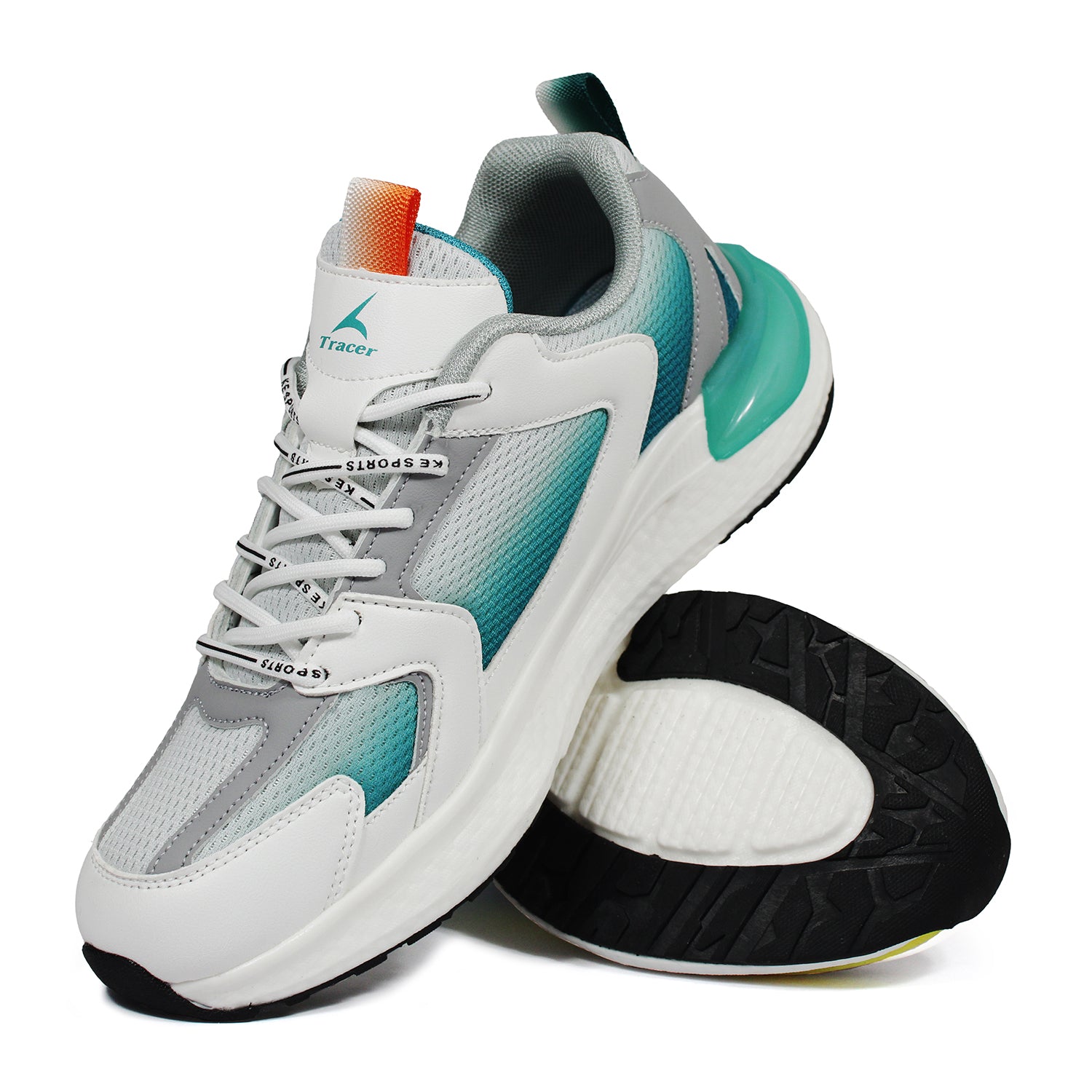 Tracer Shoes| White Grey| Men's Collection
