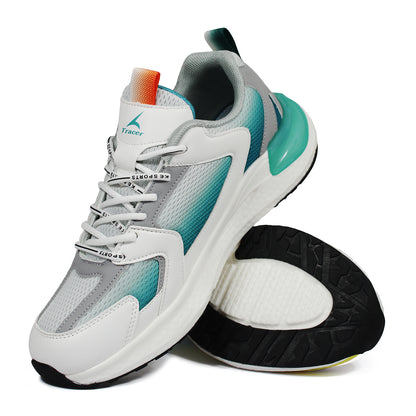 Tracer Shoes| White Grey| Men's Collection